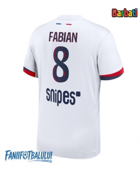 Paris Saint-Germain Fabian Ruiz #8 Tricou Fotbal Replică 2025-26 Barbati Deplasare